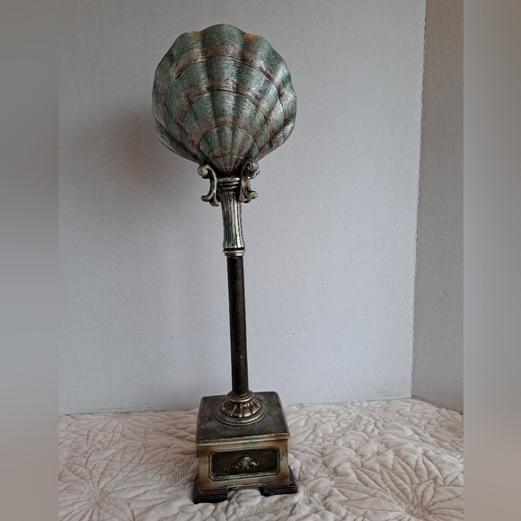 Other - Vintage or antique-style decorative  shell dish on a pedestal Possibly Resin